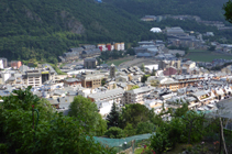 Vues sur la partie ancienne d´Andorre-la-Vieille.