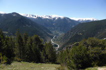 Vues vers le sud depuis le col de Montaup.