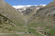 Vues vers la vallée de Montaup depuis le col du même nom.