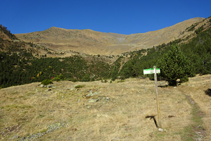 Arrivée au torrent Ribal et à la zone de Les Fonts.