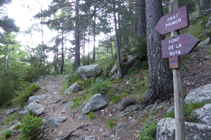 Croisement de la Font de la Ruta.