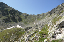 Vue sur le port de Font Negra depuis le col des Isards.