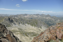 Morphologie glaciaire du secteur nord-est d´Andorre.