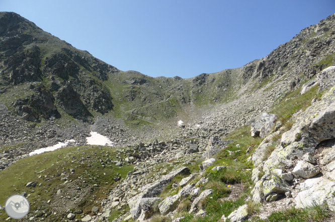 Lac des Abelletes et pics d