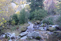 Petit pont sur la rivière de Perafita.