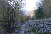 Chemin pavé de la vallée du Madriu.