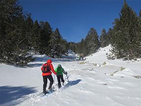 Étang de l´Orri et refuge du Pradell