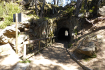 Tunnel du circuit des Fonts.