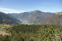 Solà d´Enclar et pic de Carroi, au-dessus d´Andorre-la-Vieille.