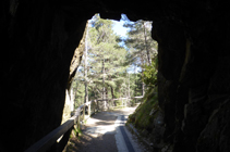Tunnel du circuit des Fonts.