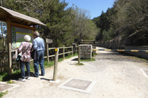 Point de départ du chemin des Pardines.