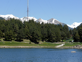 Lac d´Engolasters et chemin des Pardines