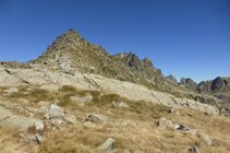 Pic de Ruf depuis le col de l´Alba.