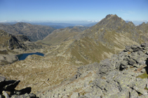 Descente du dernier tronçon avant le col de l´Alba.