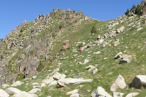 Montée vers le col d´Entinyola.