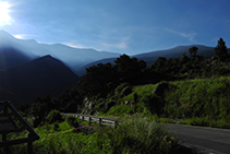 Vue depuis le col de Jou vers l´est.