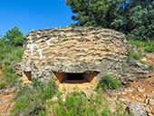 Ermita de la Posa, Parc Cretaci i búnquers des d´Isona