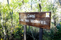 Déviation du chemin de Les Molleres.