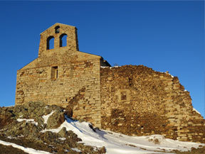Chapelle de Belloc depuis Dorres