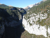 Sentier des belvédères de Revilla dans les gorges d´Escuaín