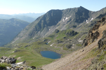 Le deuxième lac vu du haut du balcon.