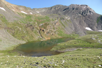 Montée vers le lac de Meners de la Coma.