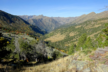 Point de vue de la vallée de Sorteny.