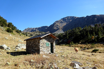 Cabane et Pleta de La Serrera.