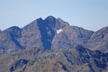 Massif de la Pica d´Estats : Pointe de Gabarró, Pica d´Estats, Verdaguer et Montcalm.