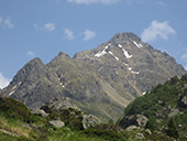 Pic de Rulhe (2783 m) depuis le Pla des Peyres