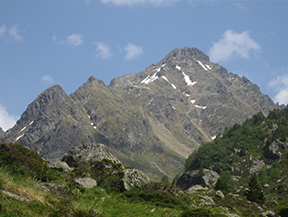 Pic de Rulhe (2783 m) depuis le Pla des Peyres
