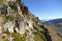 Contournement du cirque des Colells.