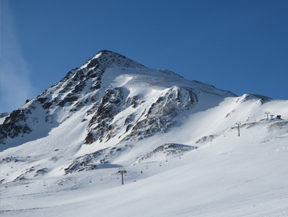 Pic de la Mina (2683 m) depuis le col de Puymorens