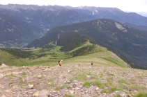 Descente vers le col d´Ordino.