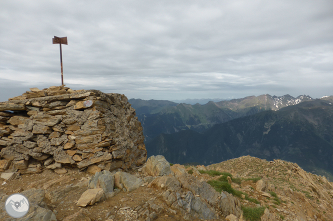 Pics de Casamanya depuis le col d