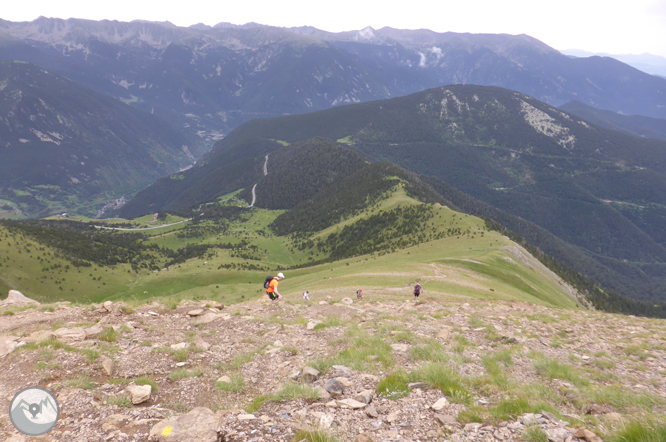 Pics de Casamanya depuis le col d