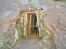 Entrée de la mine de Llorts.