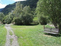 Nous nous rapprochons du point 7, le pont de Les Moles.