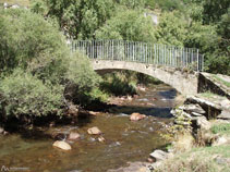 Pont de Les Moles, point 7 du parcours.