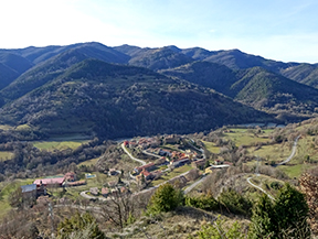 La montagne du Puig d´Estela à Vallfogona de Ripollès