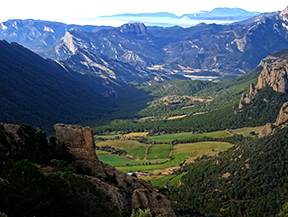 Serra Seca et le Pla de les Guàrdies depuis Cambrils