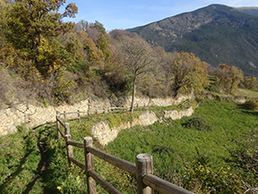 Noguera Pallaresa et la vallée d´Àssua depuis Sort