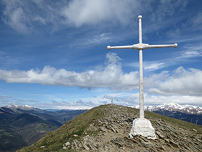 Taga (2040 m) depuis Pardines