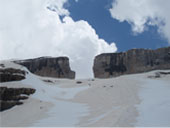 Pic du Taillon (3114 m) depuis la Brèche de Roland