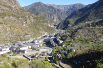 Vue panoramique sur Sant Julià et le Solà d´Enclar.