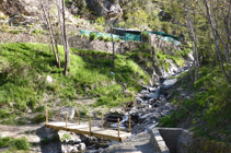 Le pont sur la rivière d´Aixirivall.