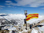 Tossa Plana de Lles (2905 m) depuis le refuge du Pradell