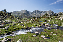 La tête de la vallée du Madriu.