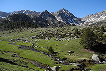 La tête de la vallée du Madriu.