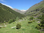 Vallée de Riqüerna et chemin de Rus depuis Capdella